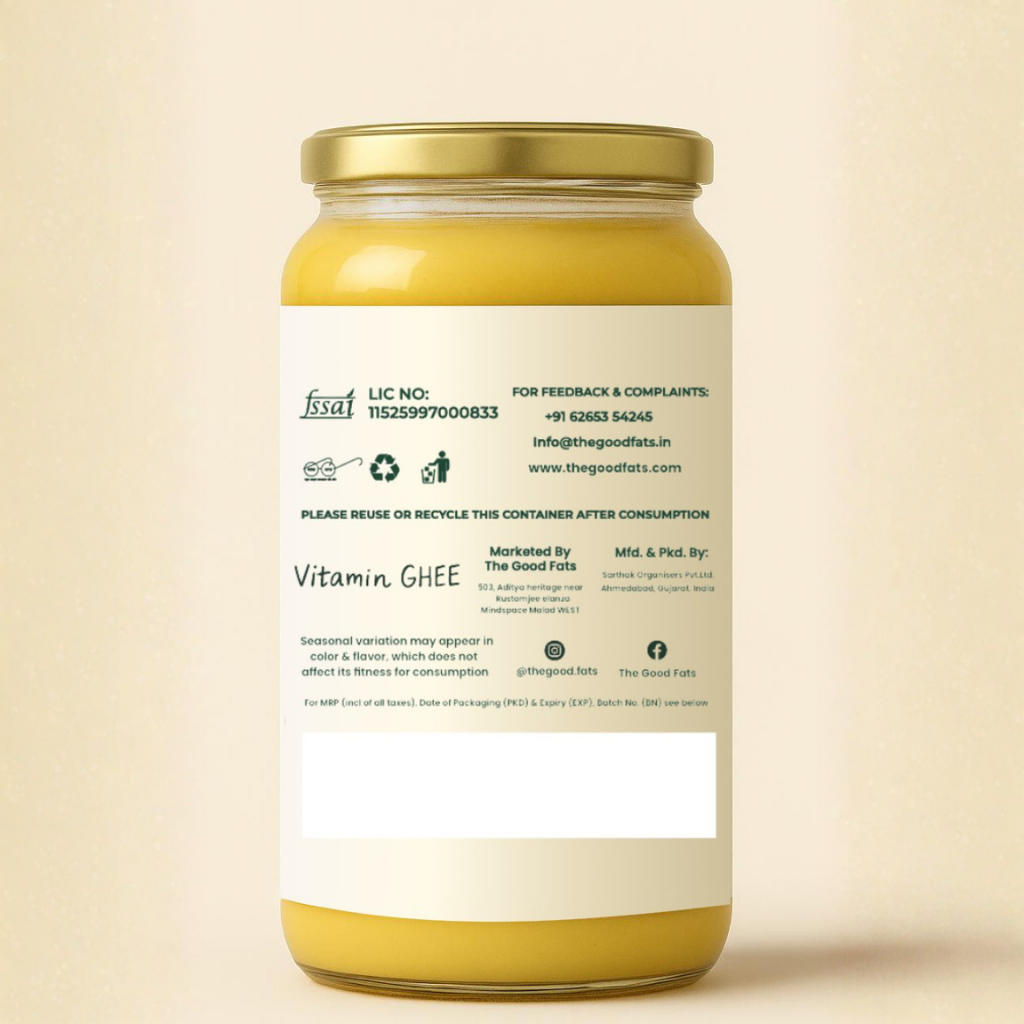 The Good Fats Grass-Fed Ghee